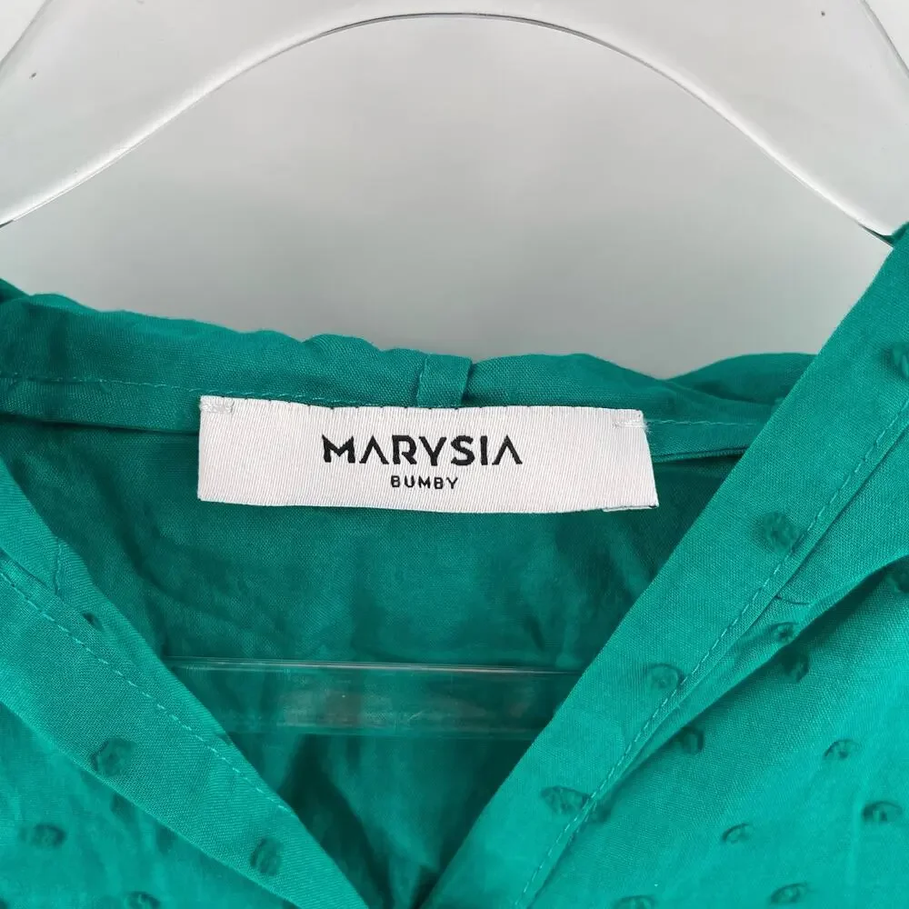 MARYSIA At The Dunmore Toddler Girls Size 2 Swim Cover Up Swiss Dot Resort NWT